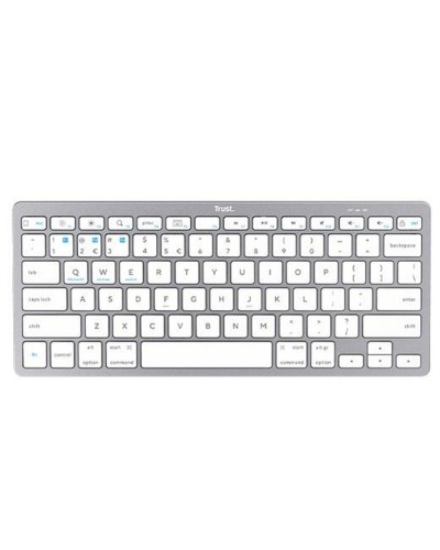 Tangentbord Trust 24654 Silver