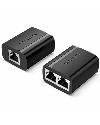 Förgreningsadapter Ethernet LAN till 2 x RJ45 Vention IPTB0 Svart