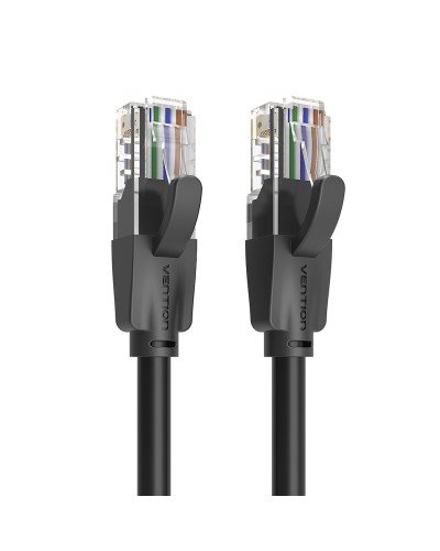 UTP Category 6 Rigid Network Cable Vention IBEBN Black 15 m