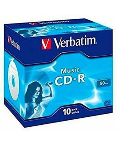 CD-R Verbatim Music CD-R 700 MB Svart (10 antal)