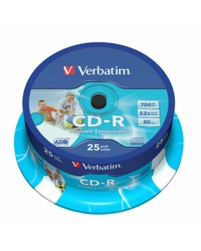 CD-R Riscrivibile Verbatim 43439 700 MB 52x 25 pcs 700 MB