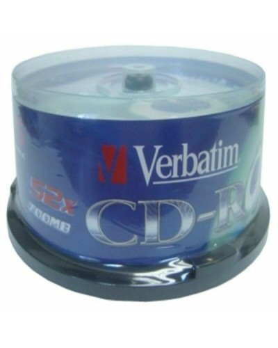 CD-R Verbatim 43432 700 MB 52x (25 uds) 700 MB