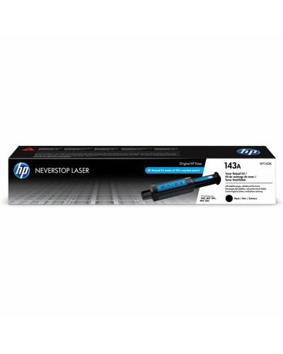 Tinta de recarga HP W1143A Negro Tóner