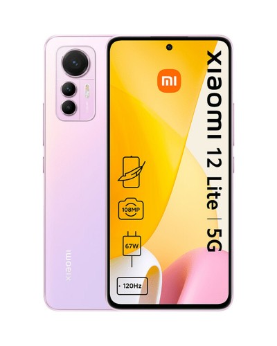 Älypuhelimet Xiaomi Xiaomi 12 Lite 6,55" Octa Core 6 GB RAM 128 GB Pinkki
