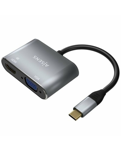 Adaptateur HDMI vers VGA Aisens A109-0627 Gris 15 cm