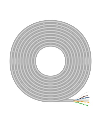 Câble RJ45 Catégorie 6 UTP Rigide Aisens A135-0750 Gris 305 m