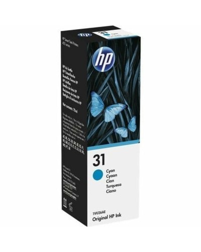 Tinta para Recargar Cartuchos HP 1VU26AE Cian 70 ml