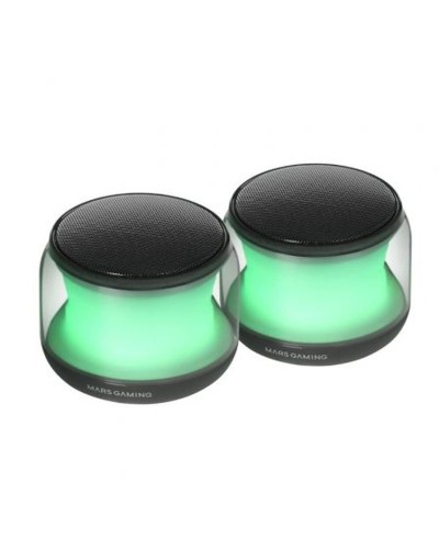 Portable Bluetooth Speakers Mars Gaming MSAURA Black 15 W