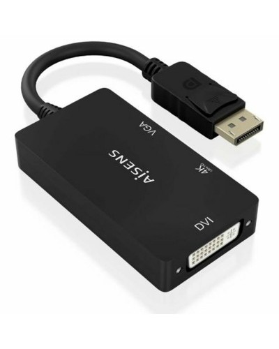 DisplayPort-Kabel Aisens A125-0861 Schwarz 15 cm