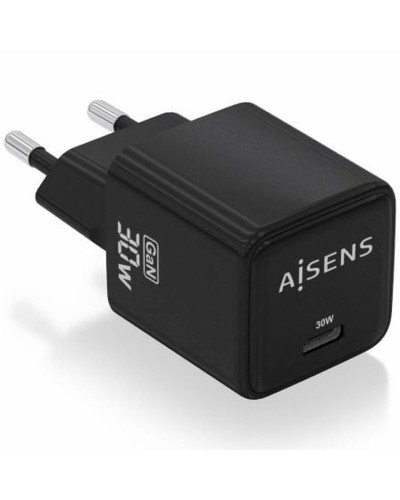 Wall Charger Aisens ASCH-30W1P036-BK Black 30 W (1 Unit)