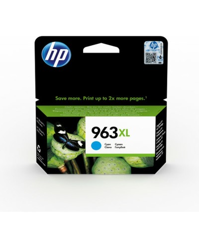 Cartucho de Tinta Original HP 3JA27AE, 3JA28AE, 3JA29AE, 3JA30AE 22 ml-47 ml Cian