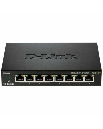 Kytkin D-Link DGS-108 8 p 10 / 100 / 1000 Mbps