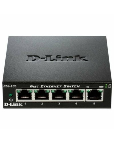 Schalter für das Büronetz D-Link DES-105/E LAN