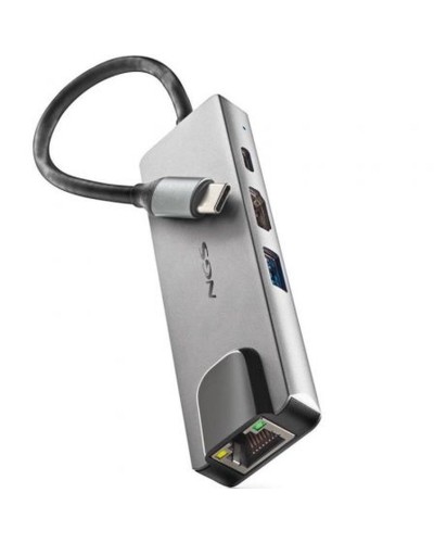 Hub USB NGS WonderDock Supra Gris