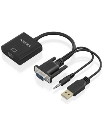 Kabel HDMI Aisens A115-0872 20 cm Svart