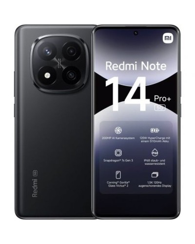 Smartphone Xiaomi NOTE14PP 5G 8-256 BK Octa Core 8 GB RAM 256 GB Black 6,67"