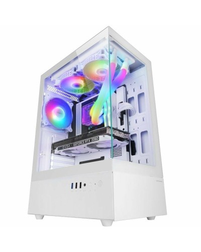 Case computer desktop ATX Mars Gaming MCXOW Bianco
