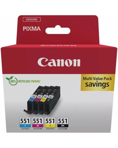 Cartouche d'encre originale Canon 6509B015 Multicouleur (4 Unités)