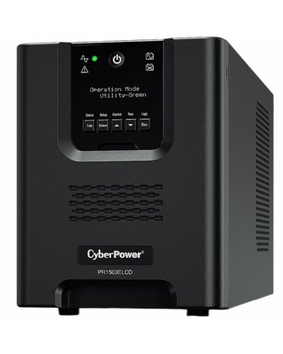Keskeytymätön Virtalähdejärjestelmä Interaktiivinen Järjestelmä UPS Cyberpower PR1500ELCD