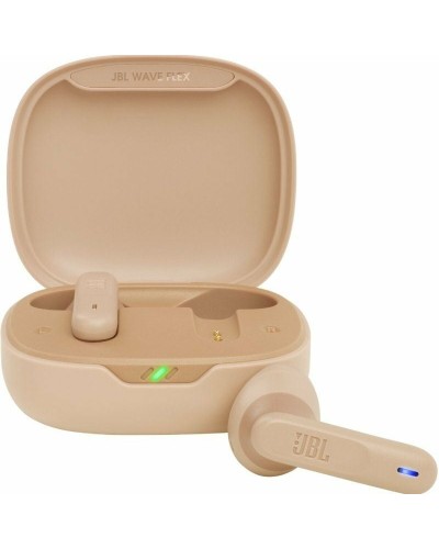 Trådlösa hörlurar med laddningsetui JBL Wave Flex Beige