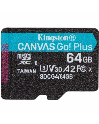 Memory Card Micro SDXC Kingston CANVAS Select Plus 64 GB