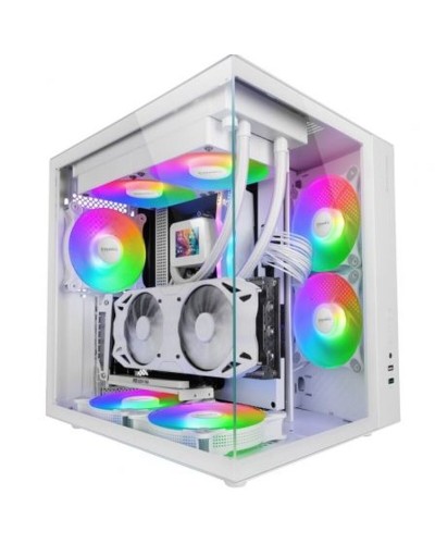 ATX Semi-Tower Gehäuse Mars Gaming MCVONEW Weiß