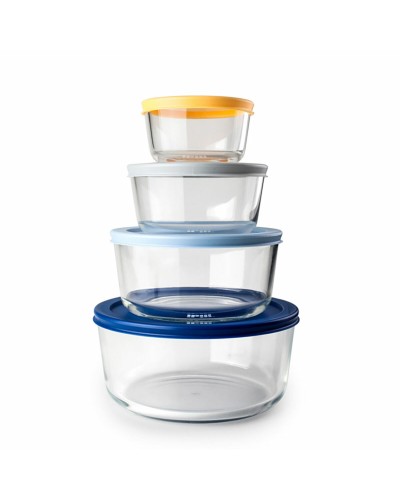 4 Lunchbox-Set Ibili 689200 Durchsichtig Kunststoff