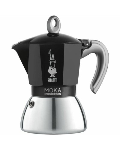 Italiaanse Koffiepot Beurer BIALETTI NEW MOKA 6 Kopjes Zwart Metaal Aluminium