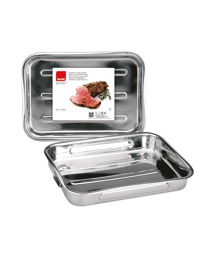 Backofenform Ibili Edelstahl 7,4 l Silberfarben