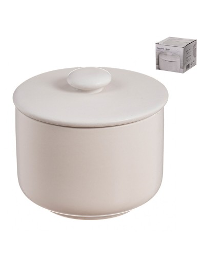 Portazucchero Kozina Bianco Ceramica Ø 9,5 x 8,5 cm