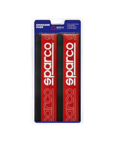 Almohadillas para Cinturón de Seguridad Sparco SPC1208RD Rojo (2 Unidades)