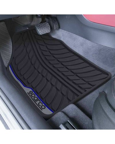 Alfombrilla para Coche SPCF507BL Negro/Azul