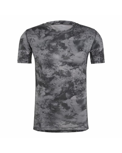 Men’s Short Sleeve T-Shirt Adidas Techfit Training Aop (2XL)