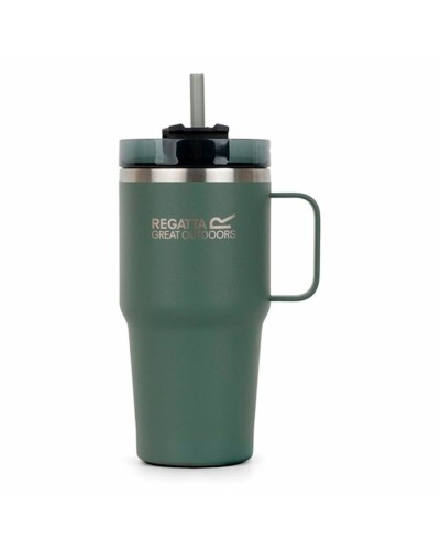 Muggen med Sugrör Regatta Thermo Insulated Mug 600 ml Grön Rostfritt stål