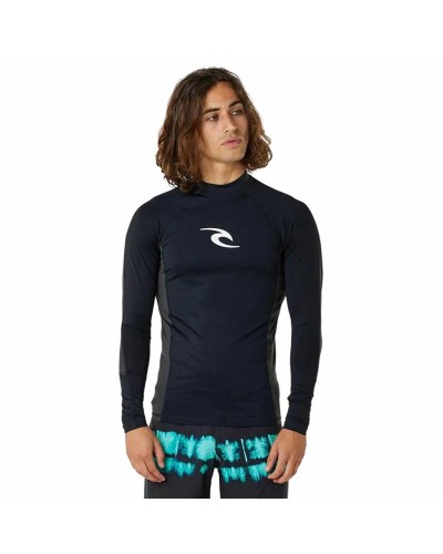 T-shirt da Bagno Rip Curl Waves pf Nero