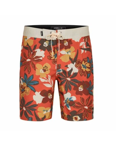 Herren Badehose O'Neill Hyperfreak Mysto Scallop 19 Rot 19"