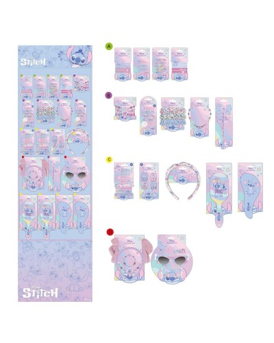 Hair Clips Stitch Blue