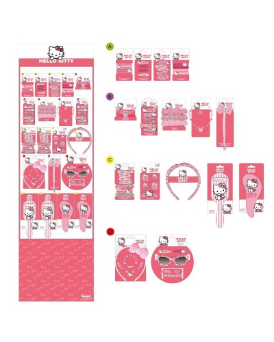 Clips para Pelo Hello Kitty Rosa