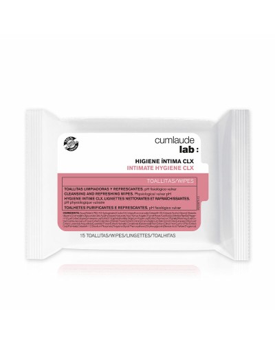 Lingettes Intimes Cumlaude Lab CLX 15 Unités