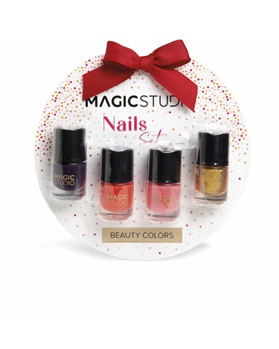Set da Trucco Magic Studio Colorful Nails 4 Pezzi