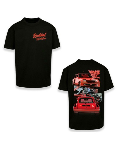 Men’s Short Sleeve T-Shirt RADIKAL NICE FAT ASS Black L