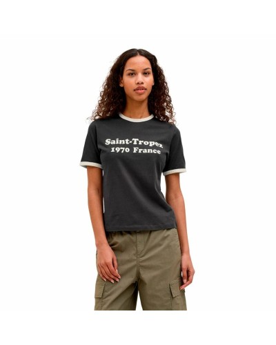 Women’s Short Sleeve T-Shirt Jack & Jones Jxperle Reg Fit Black