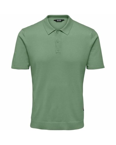 Polo de Manga Corta Hombre Only & Sons Onswyler Life Reg 14 Ss Knit Verde