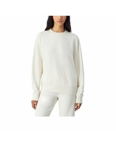 Naisten huputon collegepaita Champion Champion Crewneck Valkoinen