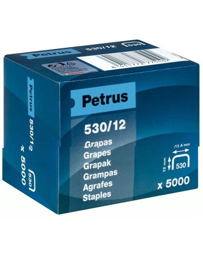 Grapas Petrus 530/12 (5000 Unidades)
