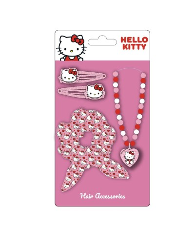 Haaraccessoires Hello Kitty Roze 4 Onderdelen