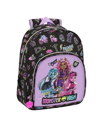 School Bag Monster High Creep Black 28 x 34 x 10 cm