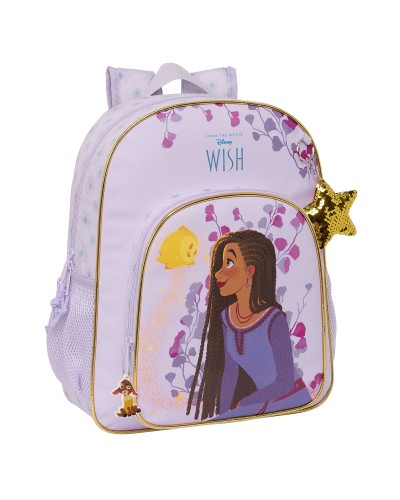 Mochila Escolar Wish Lila 32 X 38 X 12 cm