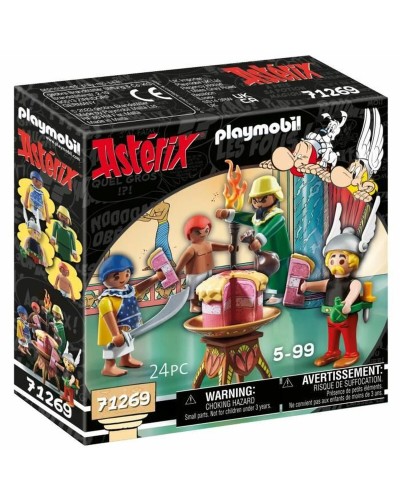 Playset Playmobil Asterix: Amonbofis and the poisoned cake 71268 24 Kappaletta