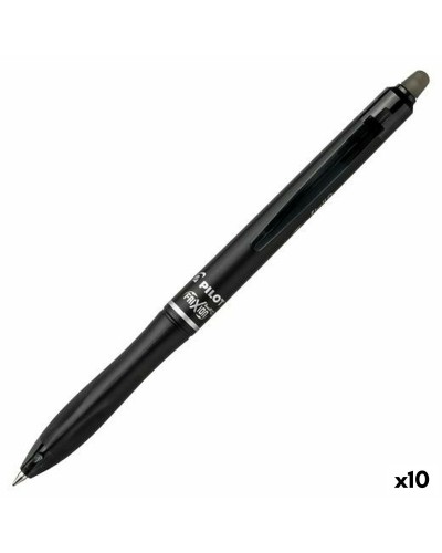 Pen Pilot FRIXION BALL PLUS Zwart 0,7 mm (10 Stuks)